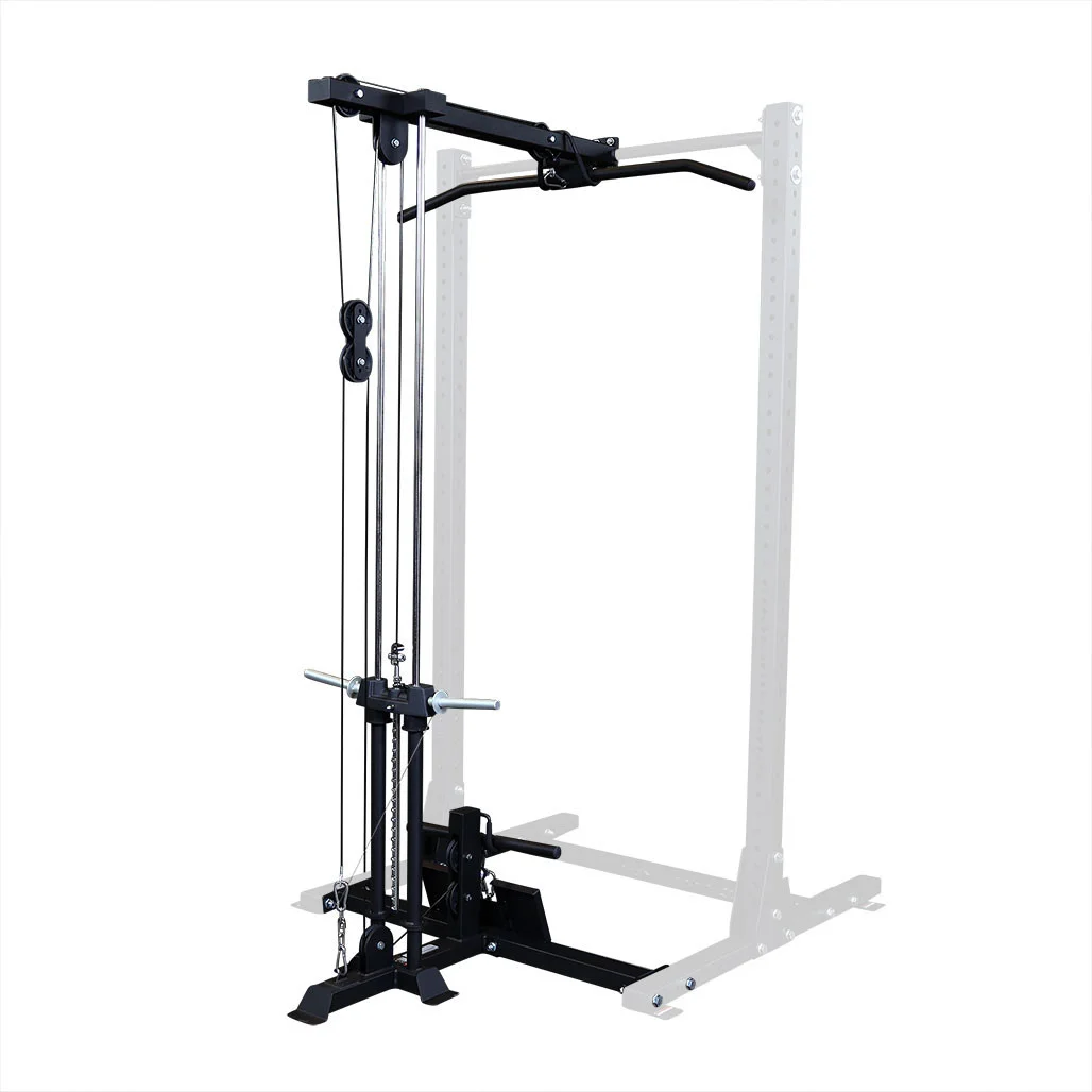Body-Solid Pro Clubline SPRHLA Half Rack Lat Attachment — half rack lat attachment, unit view