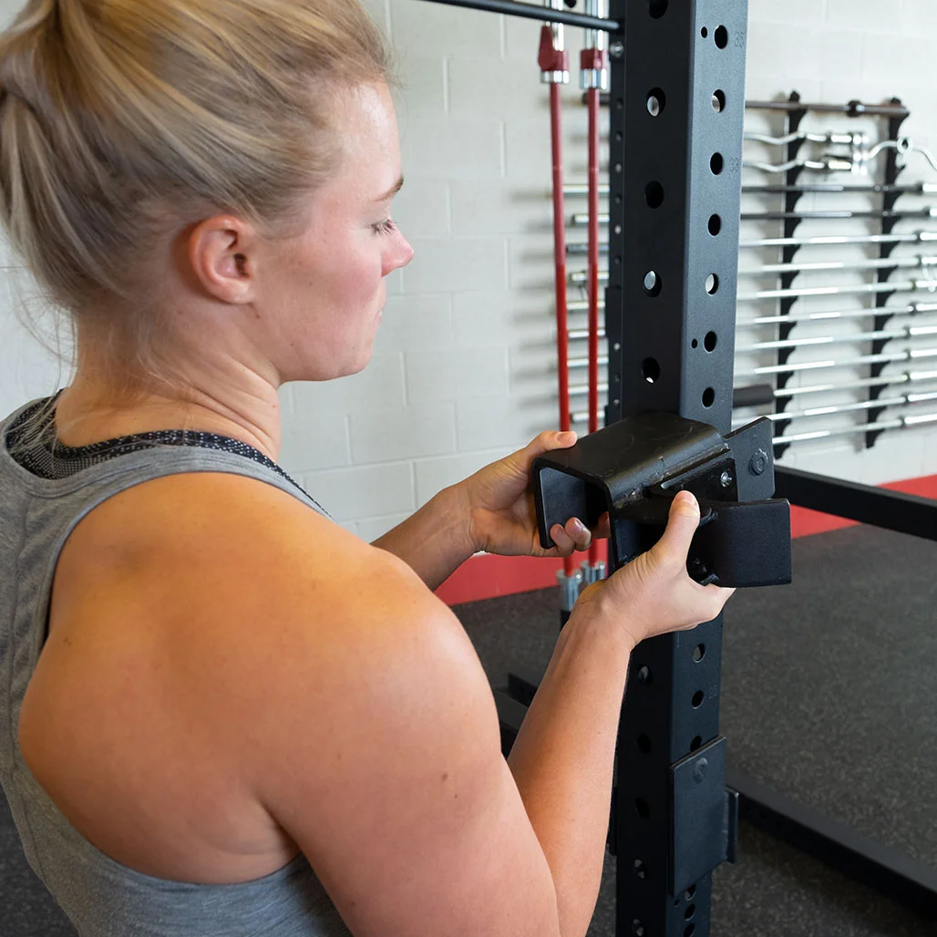 Body-Solid Pro Clubline SPRJC J-Cup Pair — commercial Pro Clubline rack attachment
