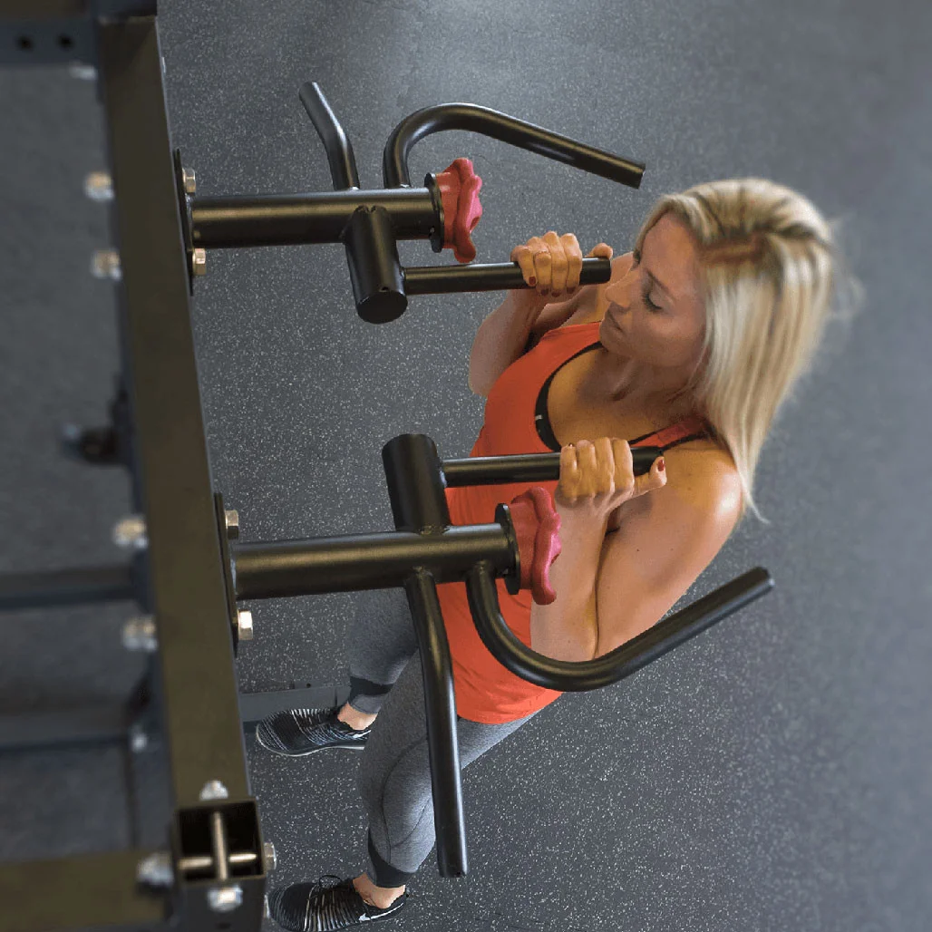 Body-Solid Pro Clubline SPRMGC Multi Grip Pull Up Attachment — commercial Pro Clubline rack attachment