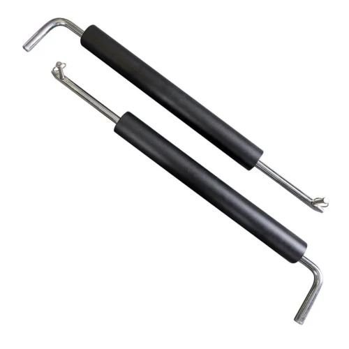 Body-Solid Pro Clubline SPRPS Pin Pipe Safeties — pin pipe safeties, unit view