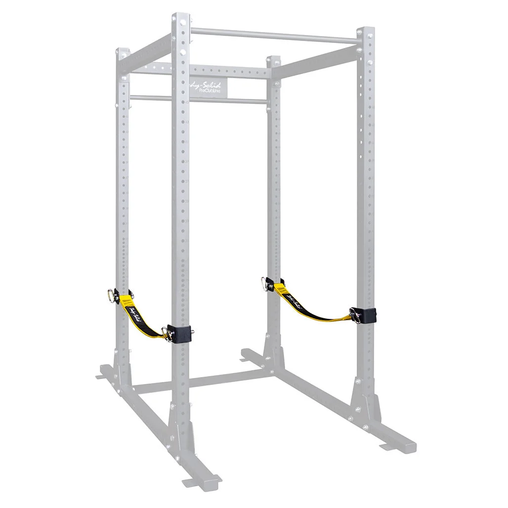 Body-Solid Pro Clubline SPRSS Safety Straps — safety straps, unit view