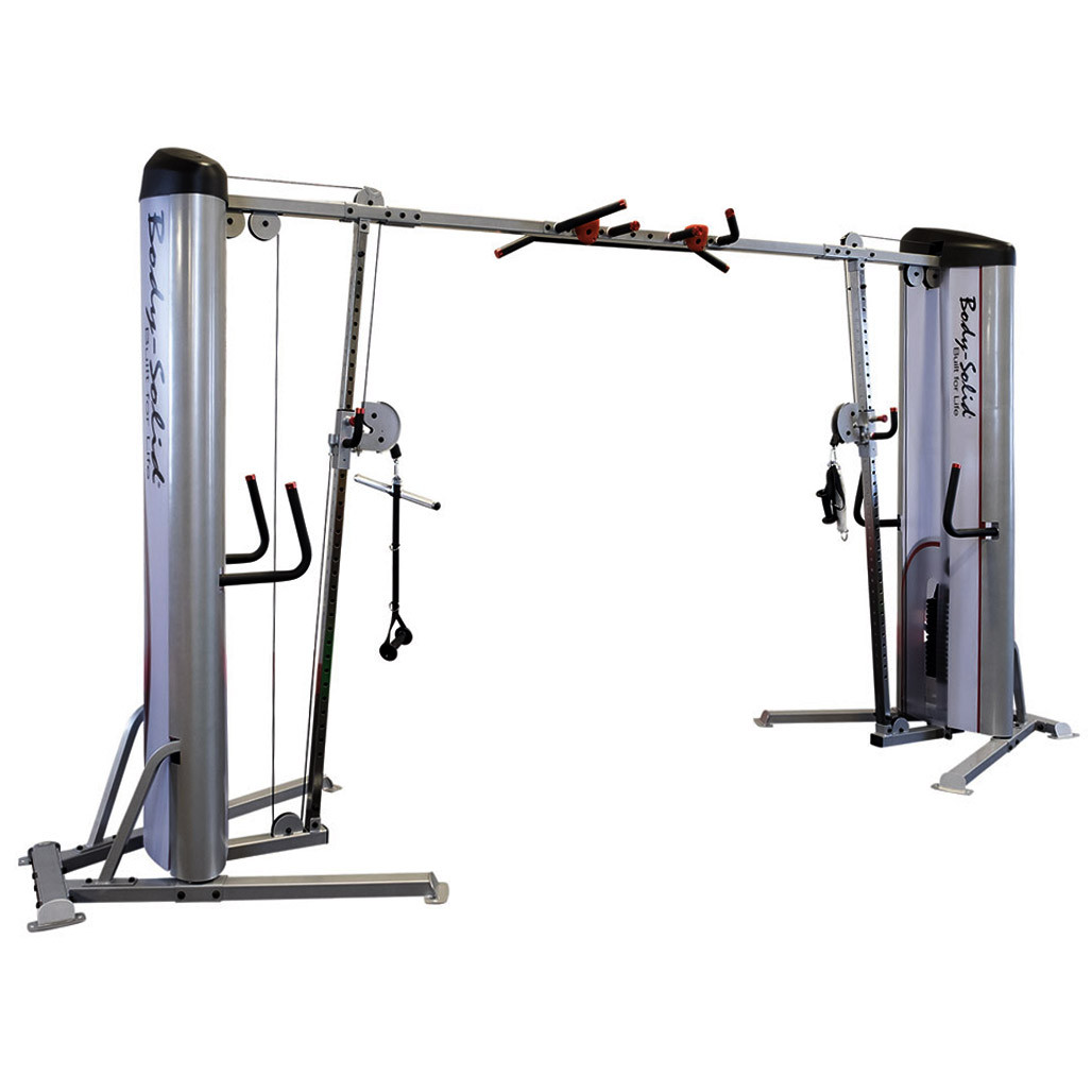Body-Solid Pro Clubline Series II Cable Crossover (210 lb. Stacks) commercial cable machine, available at First Place Fitness Equipment in Jacksonville, Orlando, Tampa, Sarasota & Miami