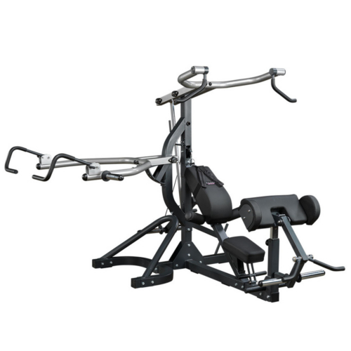 Body-Solid SBL460 Free Weight Leverage Gym base frame with bench studio view