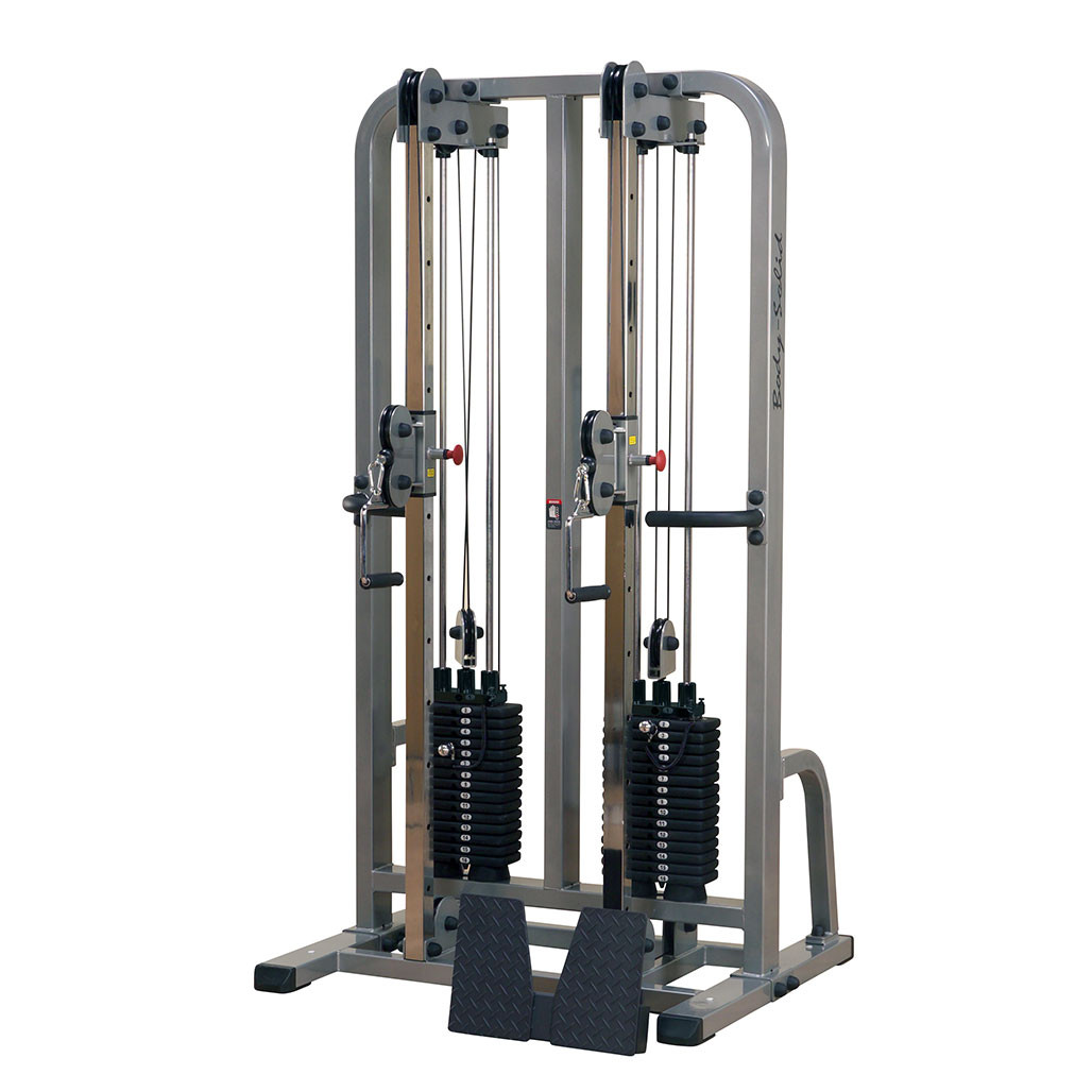 Body-Solid Pro Clubline Pro Dual Cable Column (Dual 165 lb. Stacks) commercial cable machine, available at First Place Fitness Equipment in Jacksonville, Orlando, Tampa, Sarasota & Miami