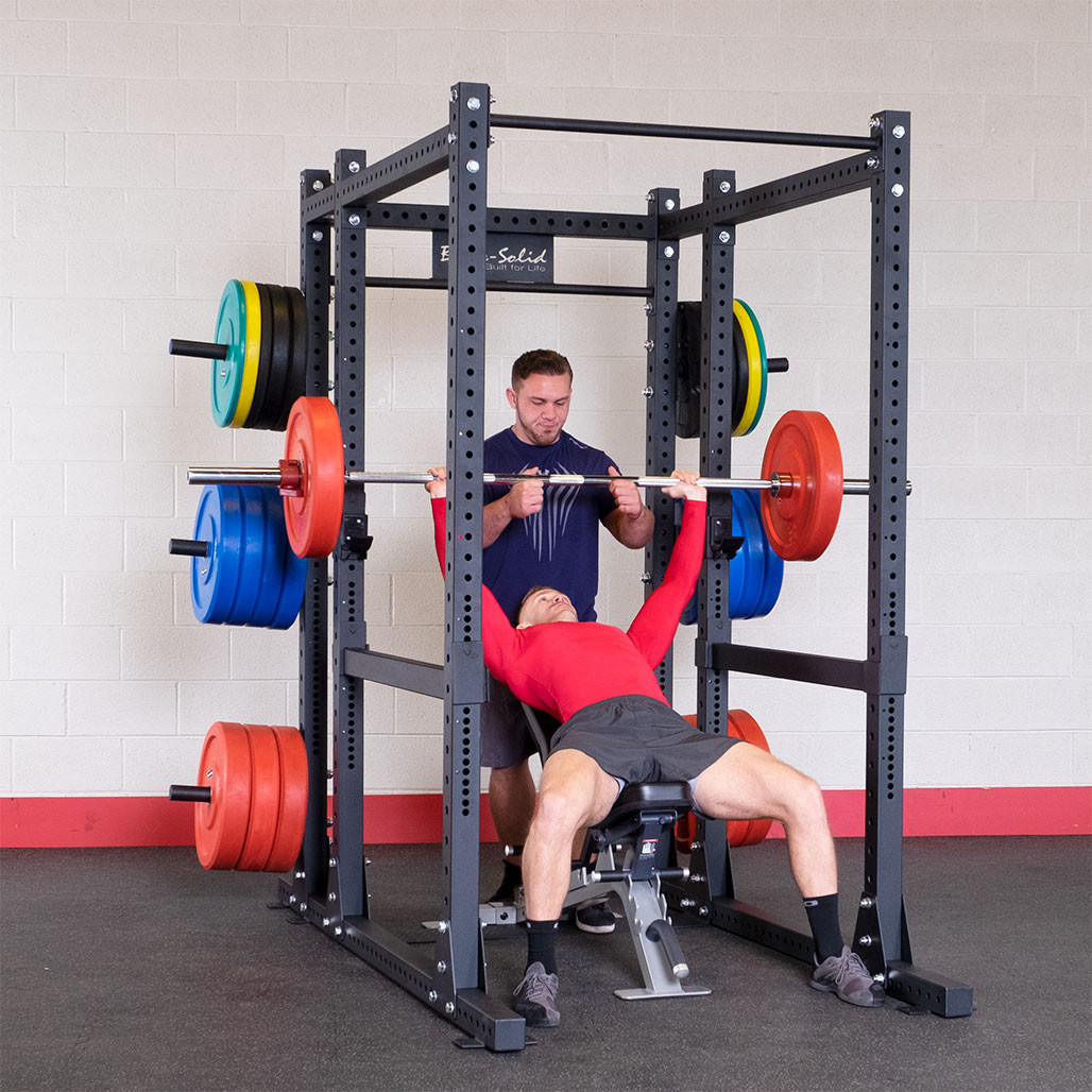 Body-Solid Pro Clubline SPR1000 Power Rack with Rear Extension at First Place Fitness Equipment (Jacksonville, Orlando, Tampa, Sarasota & Miami)