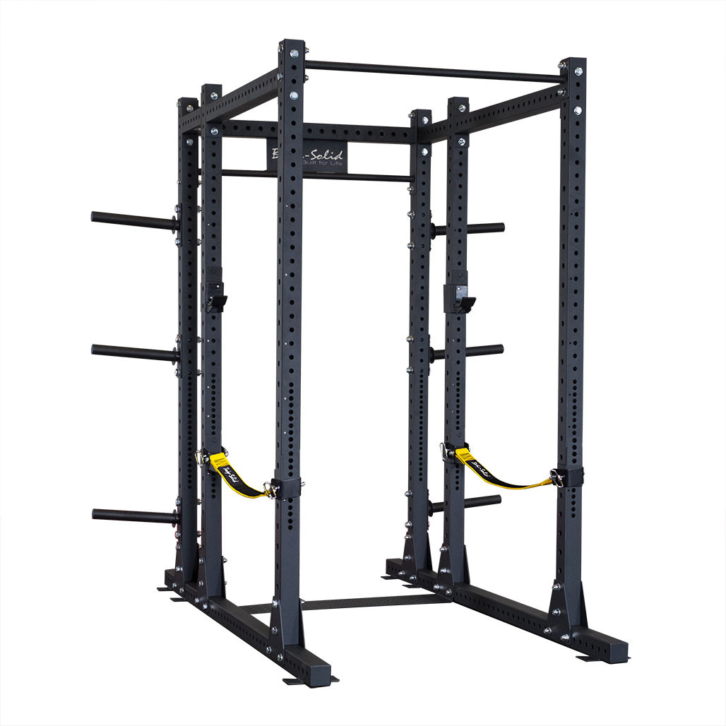 Body-Solid Pro Clubline SPR1000 Power Rack with Safety Spotter Arms and Rear Extension at First Place Fitness Equipment (Jacksonville, Orlando, Tampa, Sarasota & Miami)