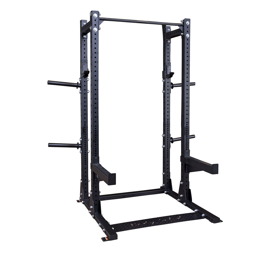 Body-Solid Pro Clubline SPR500 Half Rack with Rear Extension at First Place Fitness Equipment (Jacksonville, Orlando, Tampa, Sarasota & Miami)