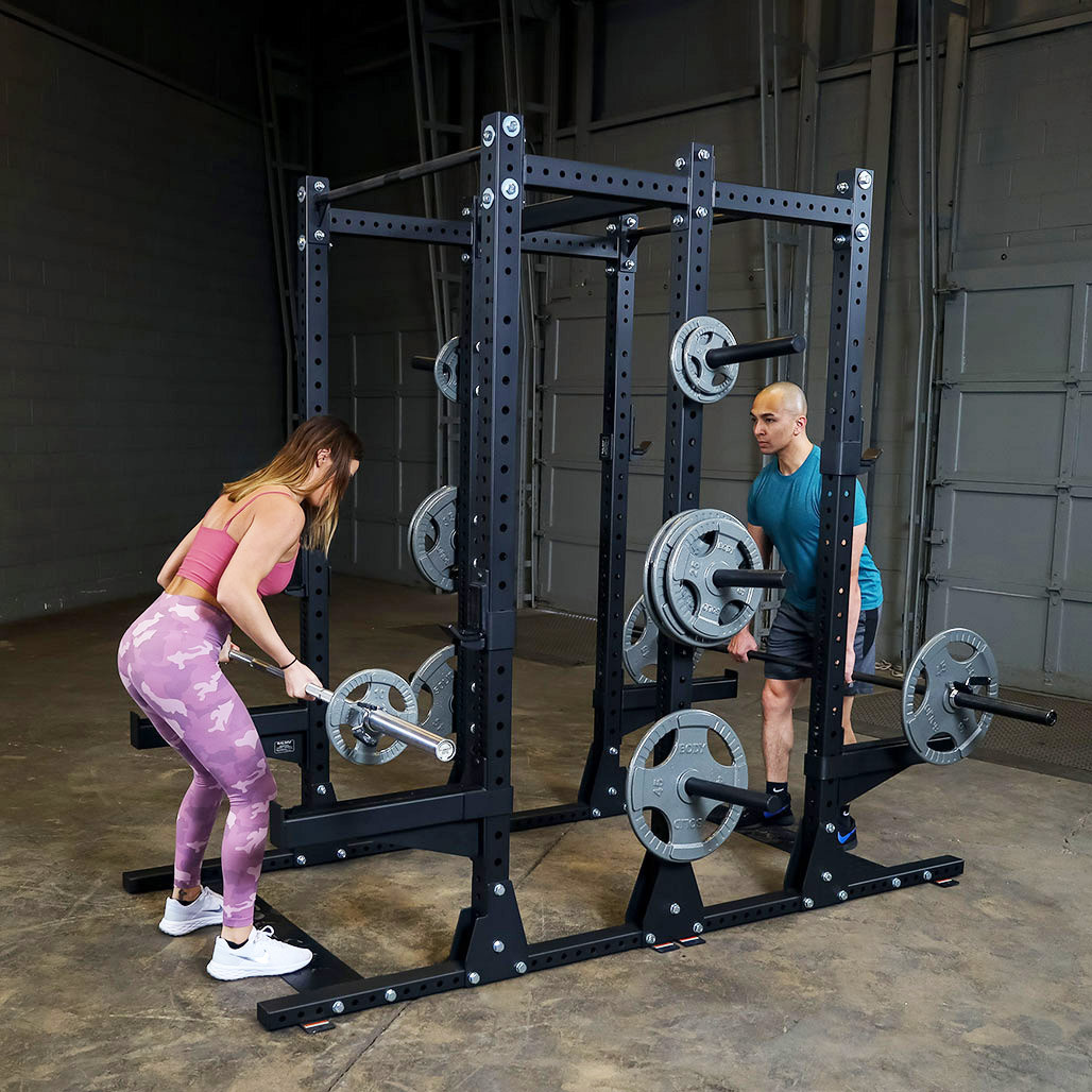 Body-Solid Pro Clubline SPR500 Double Half Rack at First Place Fitness Equipment (Jacksonville, Orlando, Tampa, Sarasota & Miami)
