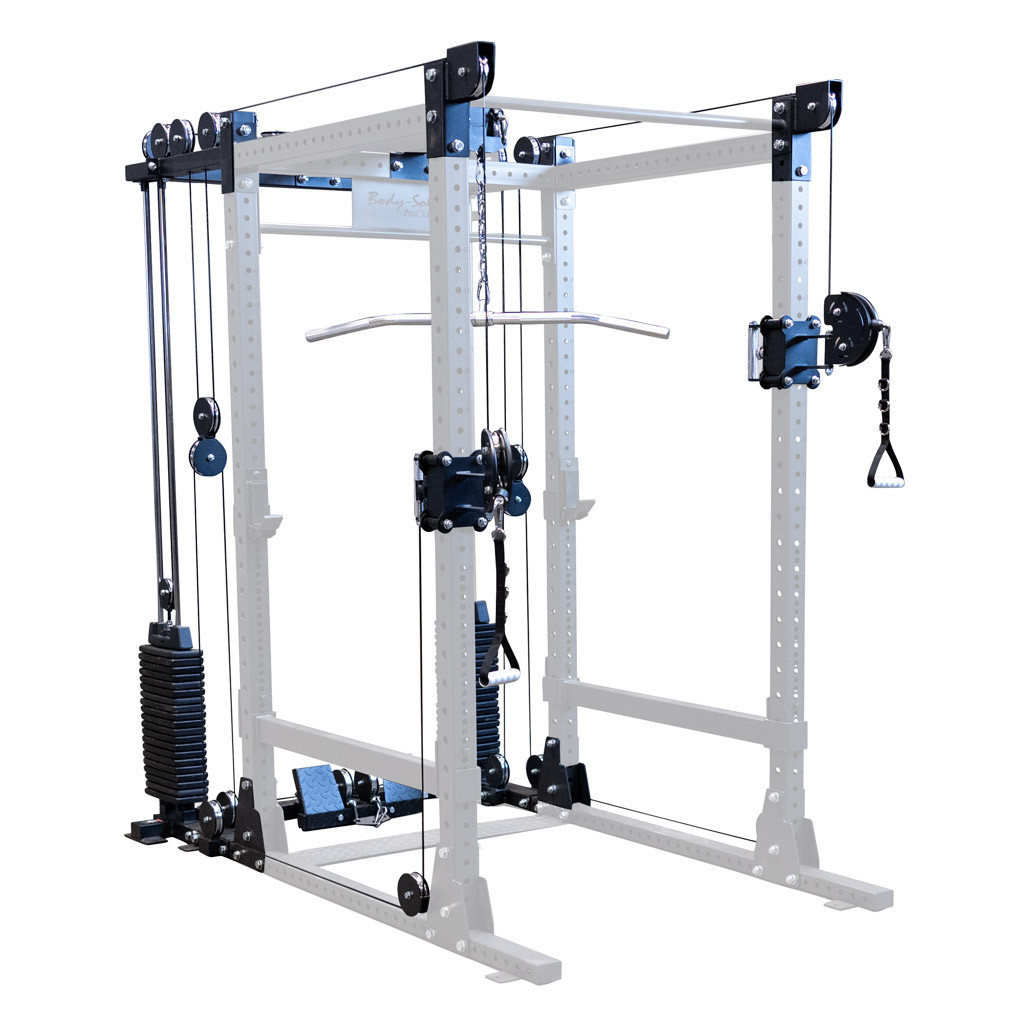 Body-Solid SPRFTS functional trainer attachment with 310 lb weight stacks for SPR1000