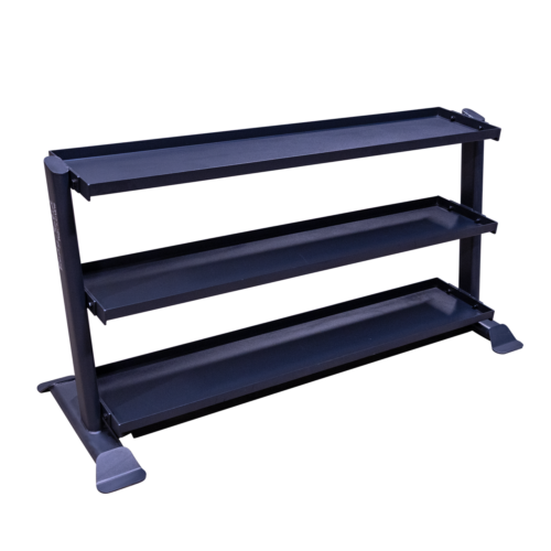 Body-Solid Pro Clubline SRK200 three-tier kettlebell rack