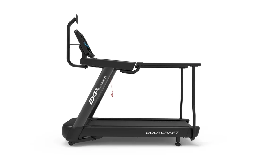 BodyCraft T900 treadmill running deck detail