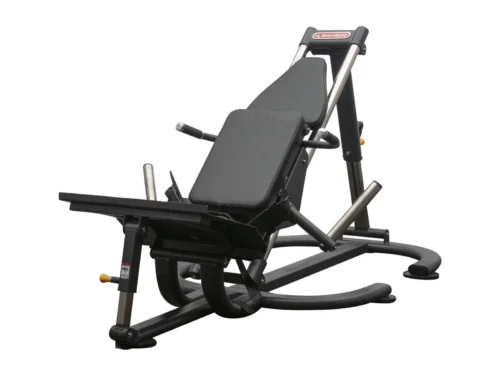 BodyKore CF8131 plate-loaded glute press combo machine, front three-quarter view