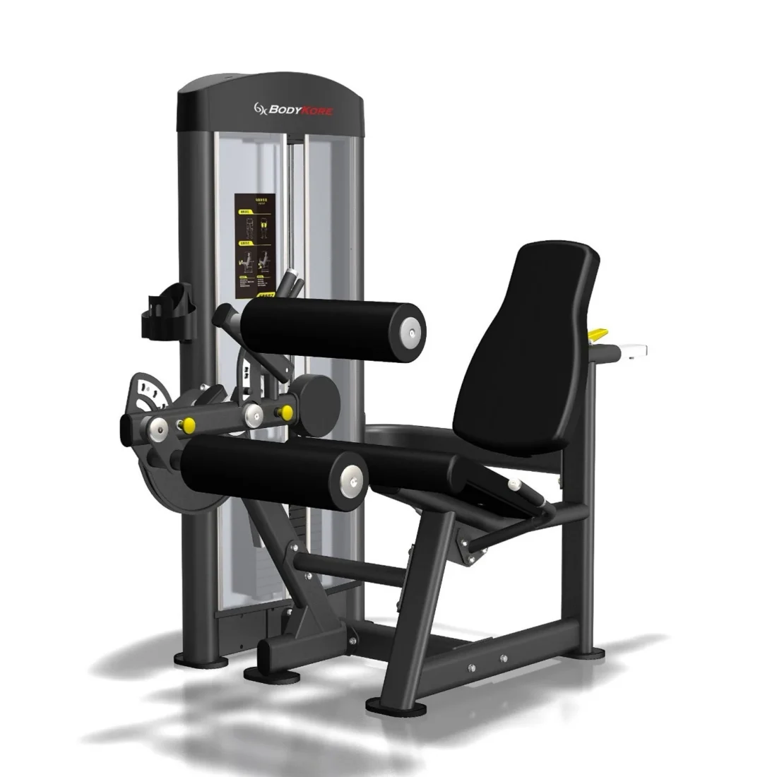 BodyKore GR607 Seated Leg Curl commercial selectorized hamstring machine