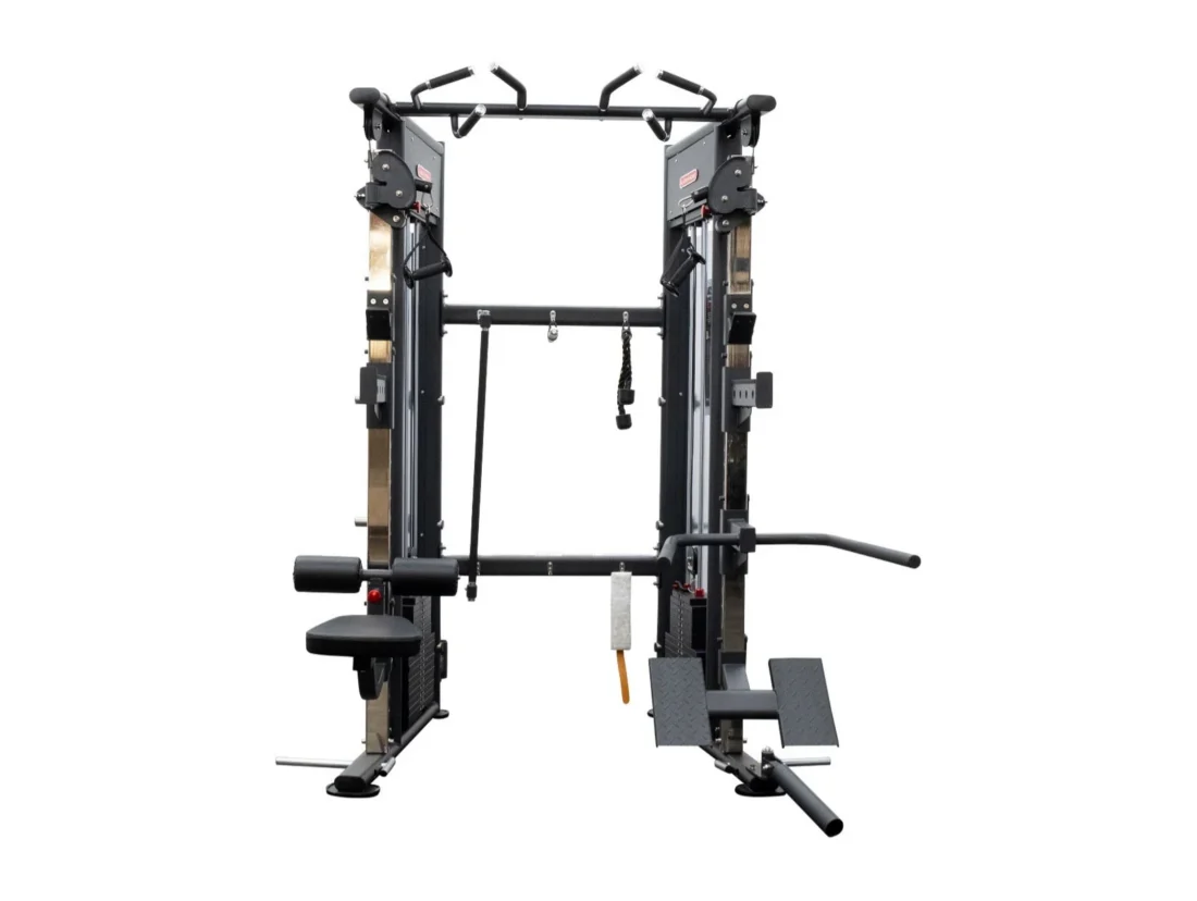 BodyKore MX1161FX Dynamic Trainer all-in-one home gym, front view on white background