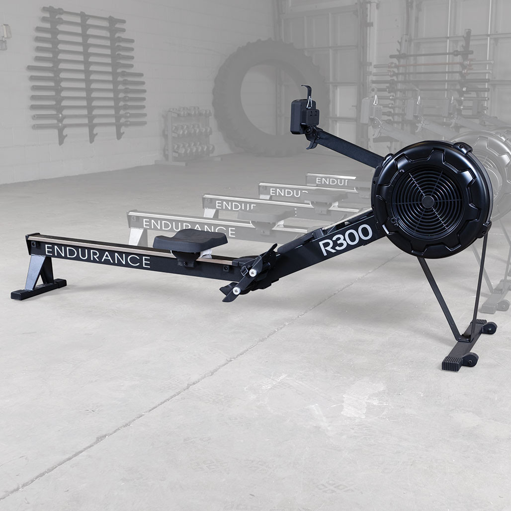 Endurance R300 Indoor Rower with air resistance flywheel