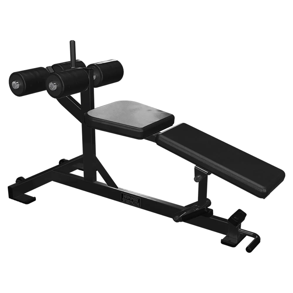 Hammer Strength Adjustable Decline Bench commercial strength equipment