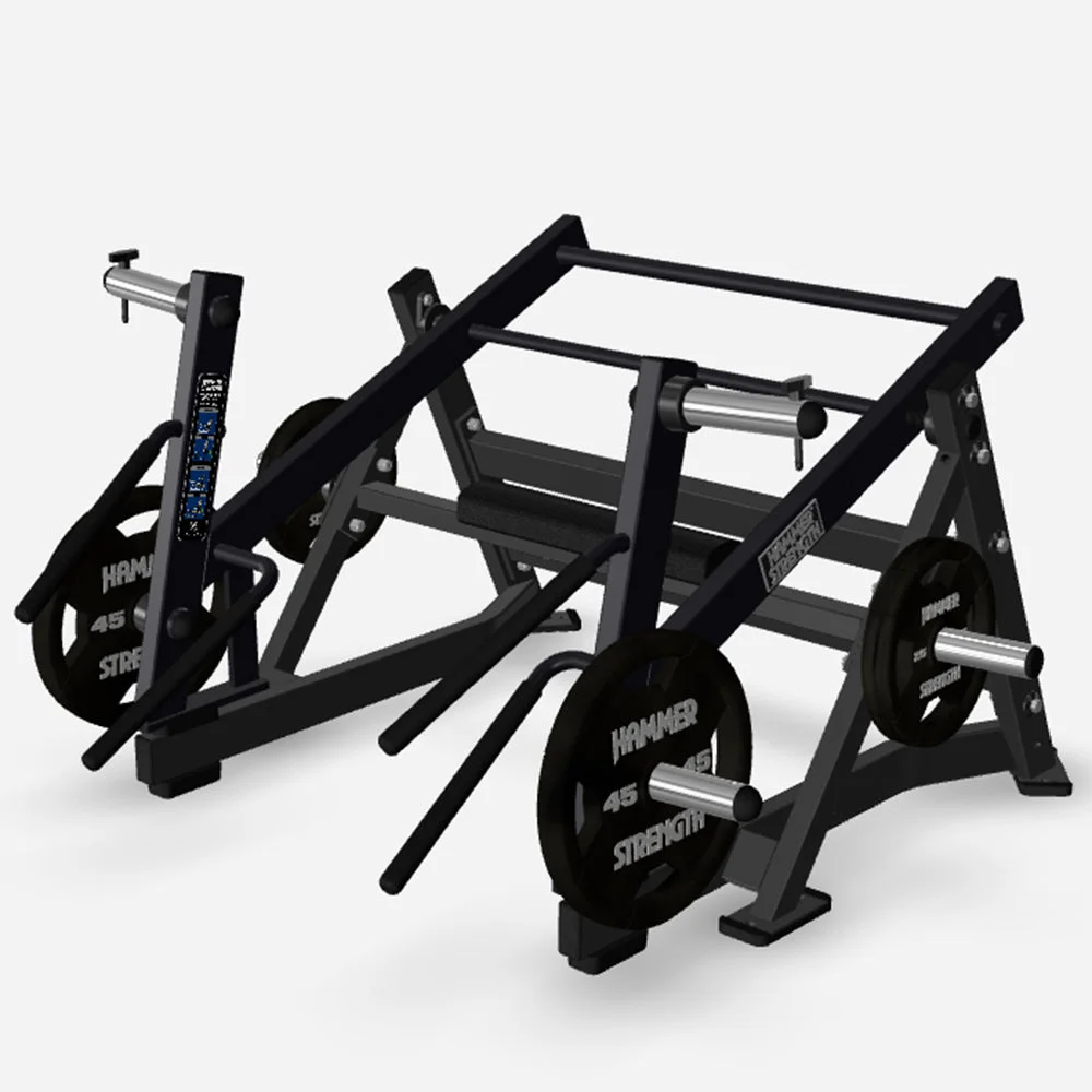 Hammer Strength Ground Base Multi-Squat plate-loaded commercial strength machine