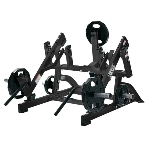 Hammer Strength Ground Base® Squat / High Pull plate-loaded commercial strength machine