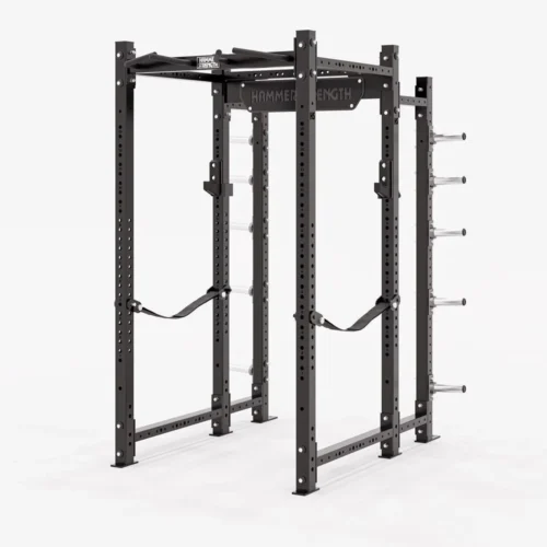 Hammer Strength HD Athletic NX Power Rack in charcoal – official render