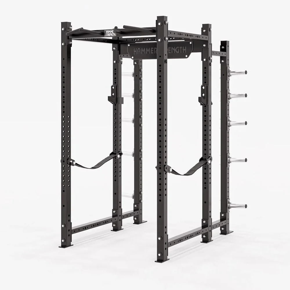 Hammer Strength HD Athletic NX Power Rack in charcoal – official render