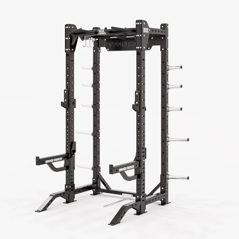 Hammer Strength HD Elite iD Half Rack commercial strength equipment