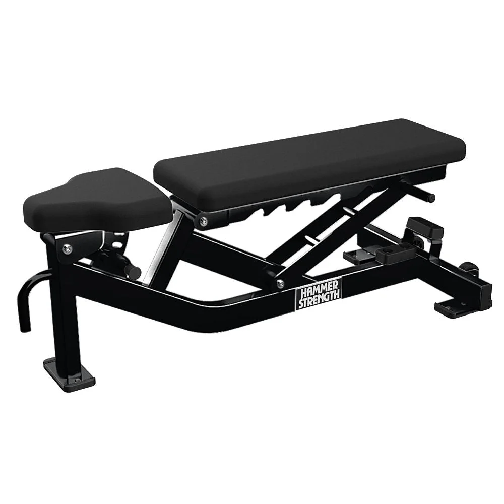 Hammer Strength Home Multi-Adjustable Bench commercial strength equipment