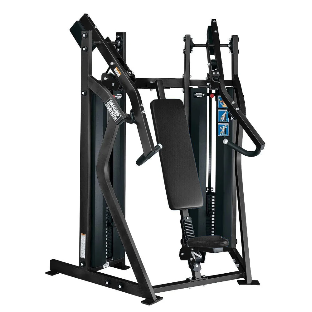 Hammer Strength MTS Iso-Lateral Chest Press commercial selectorized strength machine