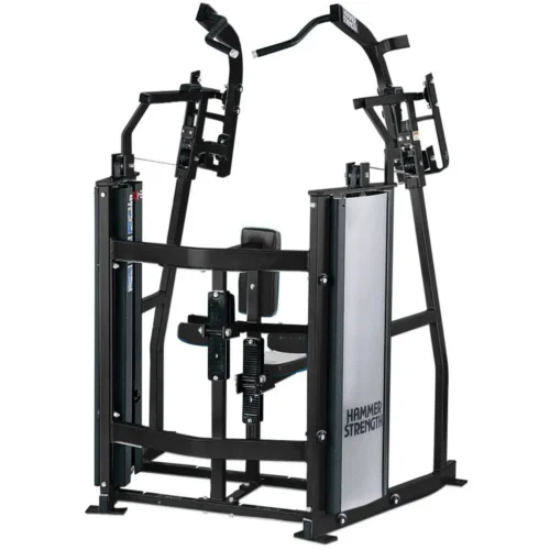 Hammer Strength MTS Iso-Lateral Front Pulldown commercial selectorized strength machine