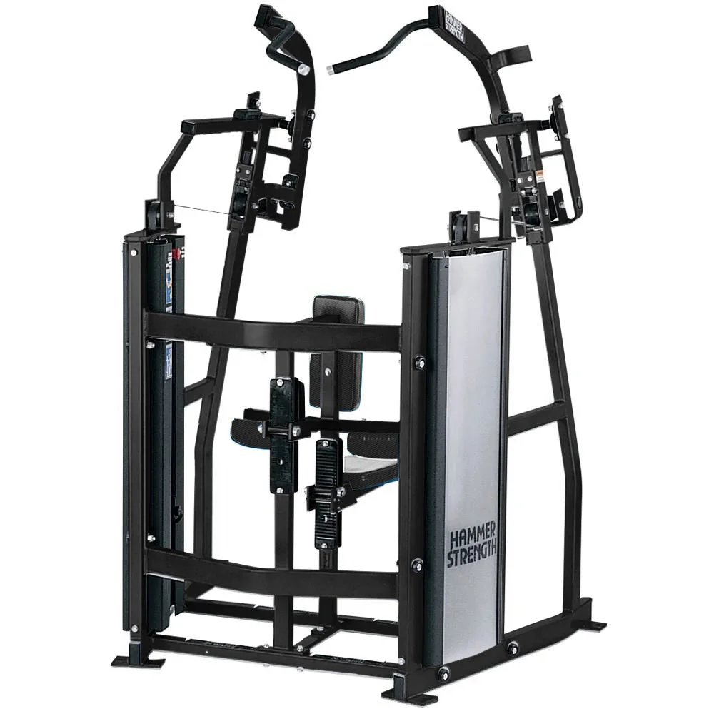 Hammer Strength MTS Iso-Lateral Front Pulldown commercial selectorized strength machine