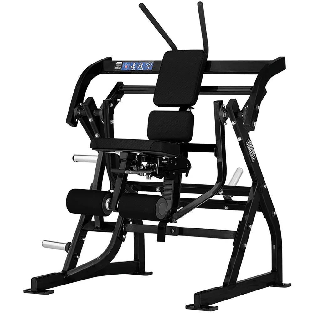 Hammer Strength Plate-Loaded Abdominal Oblique Crunch plate-loaded commercial strength machine