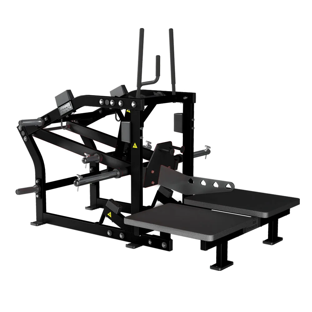 Hammer Strength Plate-Loaded Belt Squat plate-loaded commercial strength machine