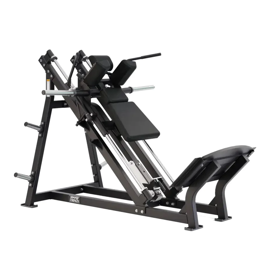 Hammer Strength Plate-Loaded Hack Squat plate-loaded commercial strength machine