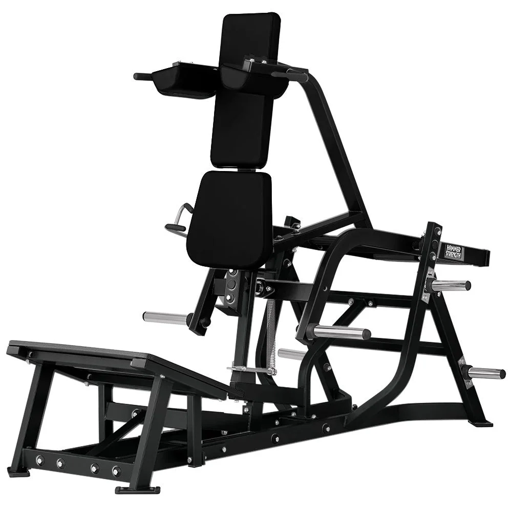 Hammer Strength Plate-Loaded V-Squat plate-loaded commercial strength machine