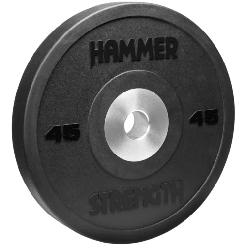 Hammer Strength Premium Rubber Black Bumpers commercial plates