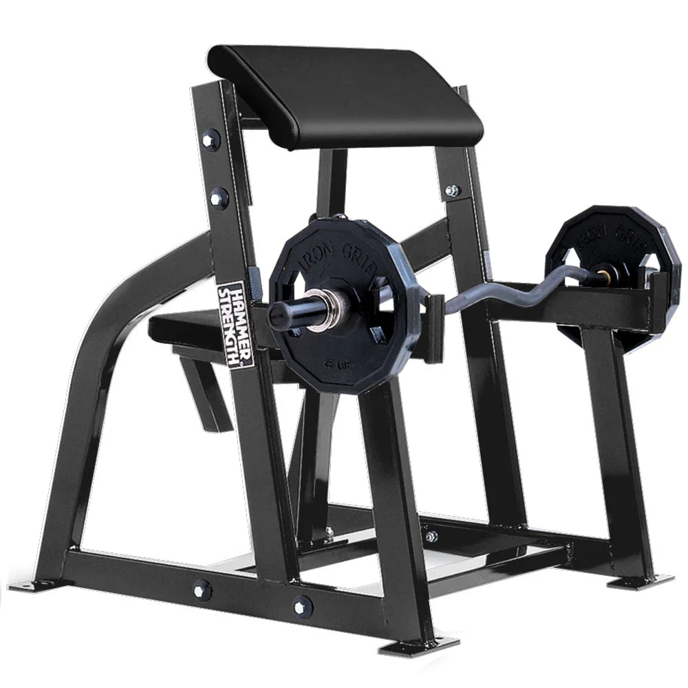 Hammer Strength Seated Arm Curl commercial strength equipment
