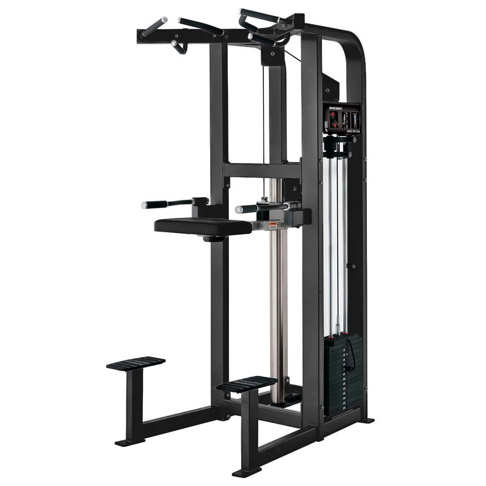 Hammer Strength Select Assist Dip Chin commercial selectorized strength machine