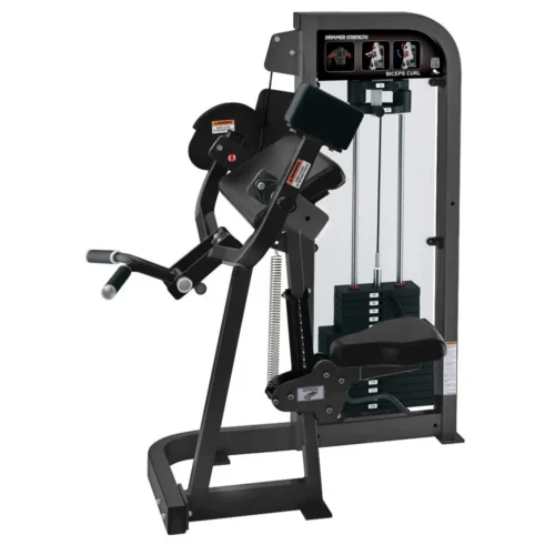 Hammer Strength Select Biceps Curl commercial selectorized strength machine