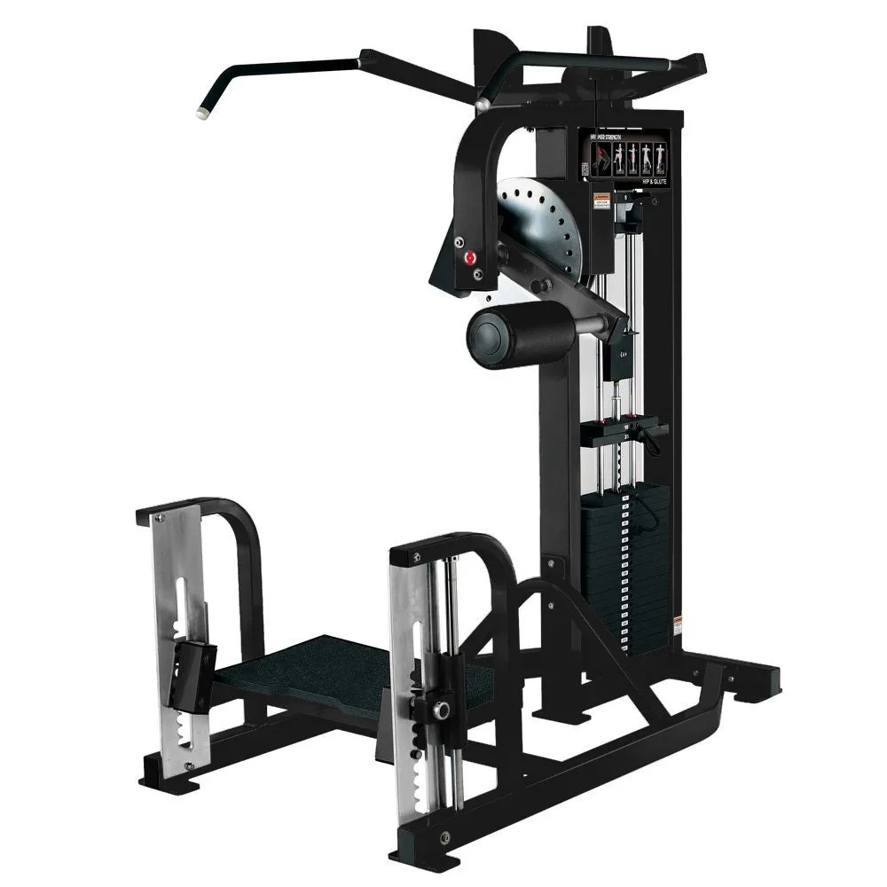 Hammer Strength Select Hip and Glute commercial selectorized strength machine