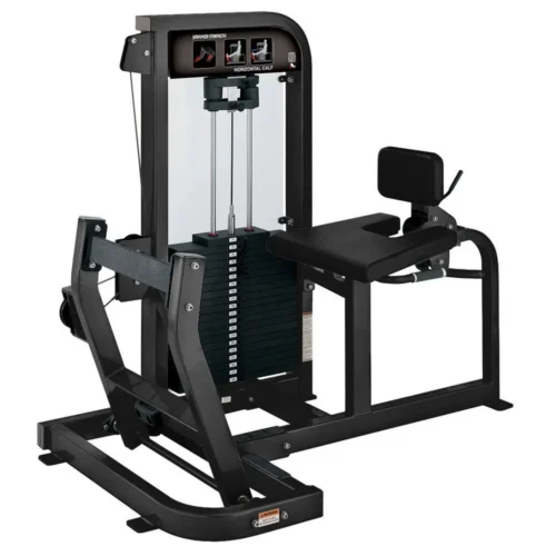 Hammer Strength Select Horizontal Calf commercial selectorized strength machine