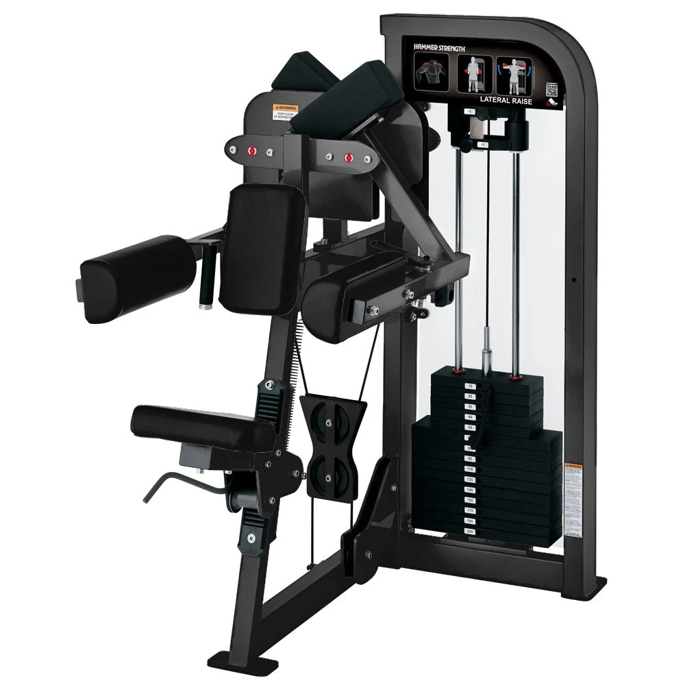 Hammer Strength Select Lateral Raise commercial selectorized strength machine