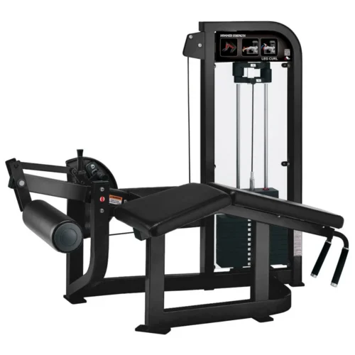 Hammer Strength Select Leg Curl commercial selectorized strength machine