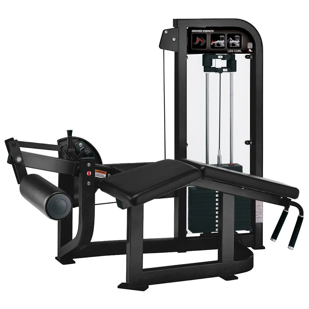 Hammer Strength Select Leg Curl commercial selectorized strength machine