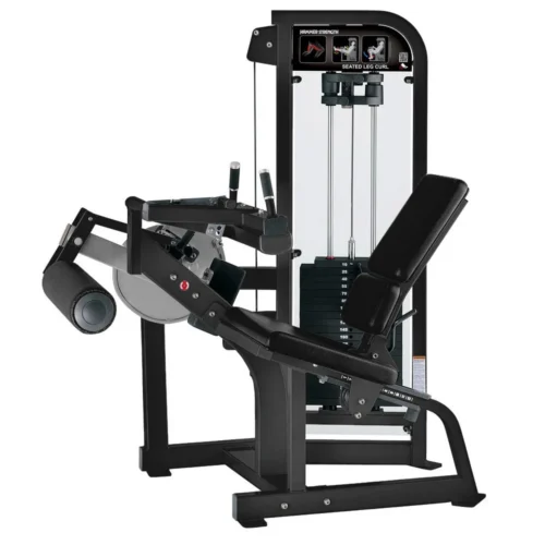 Hammer Strength Select Seated Leg Curl commercial selectorized strength machine