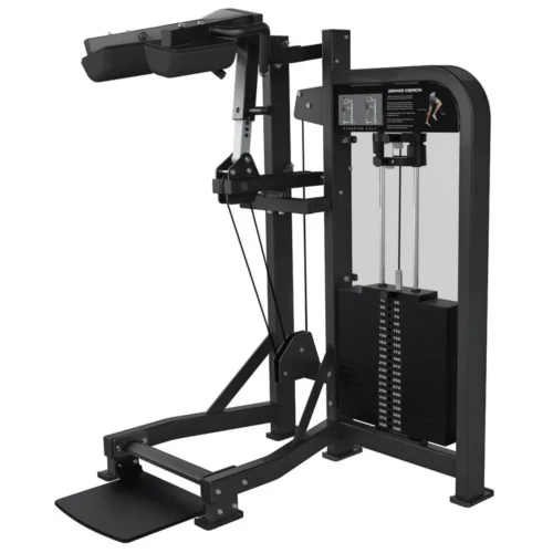 Hammer Strength Select Standing Calf commercial selectorized strength machine
