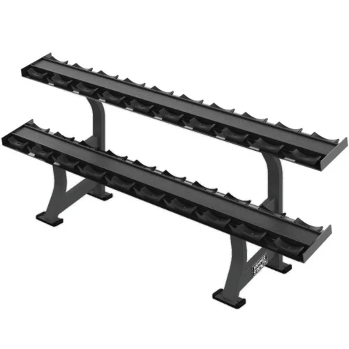 Hammer Strength Two Tier Dumbbell Rack commercial strength equipment