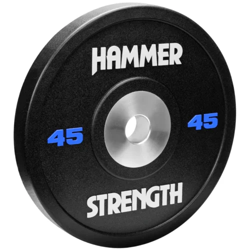 Hammer Strength Urethane Black Bumpers commercial plates