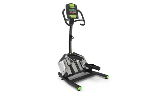 Helix H1000 Digital Essential lateral trainer with 10-inch Android touchscreen console, front view
