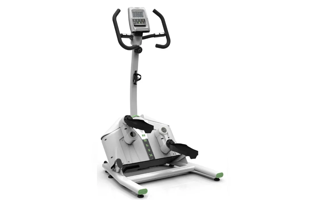 Helix H905 Eco Essential lateral trainer with LCD console, side view