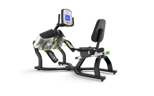 Helix HR1000 recumbent seated lateral trainer, side view