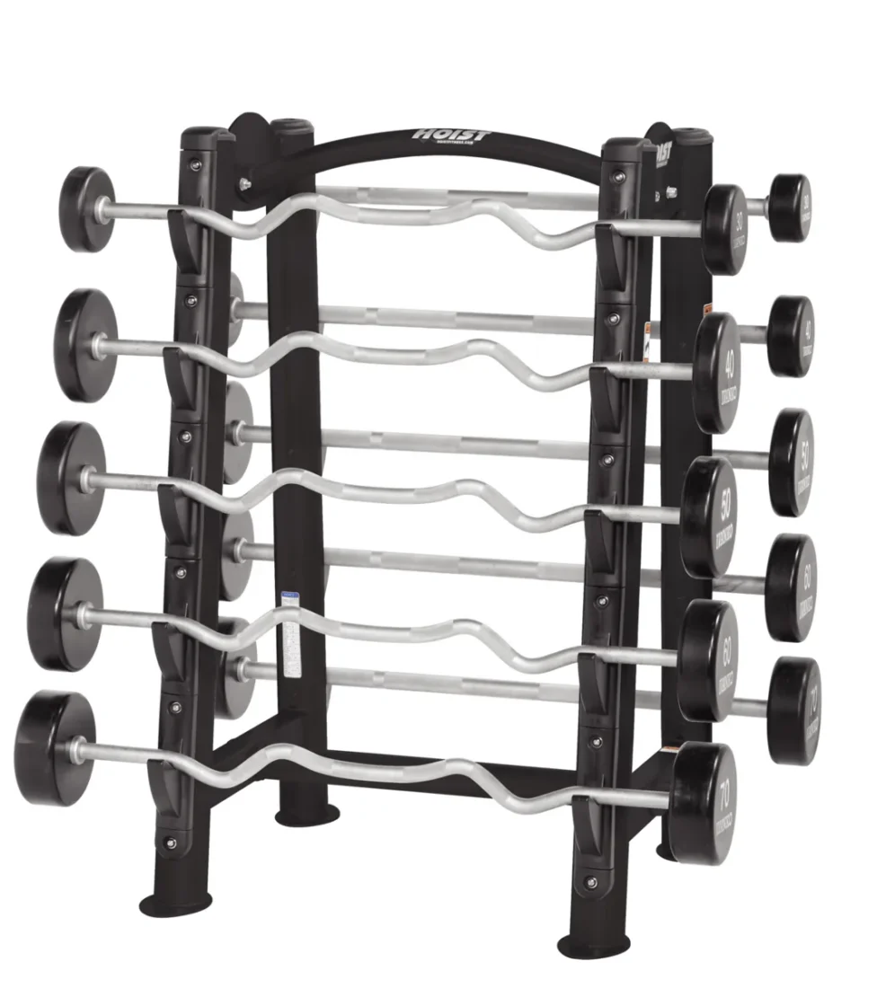 HOIST CF-3465A commercial freeweight barbell rack